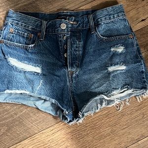 Denim shorts